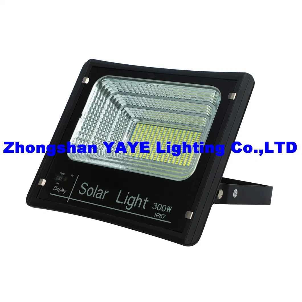 Yaye CE Mafucaturer Factory Price Outdoor Waterproof 300W Solar LED Flood Tunnel Light 1000PCS Stock/ 3 Years Warranty/Available Watts: 60W/100W/200W/300W/800W