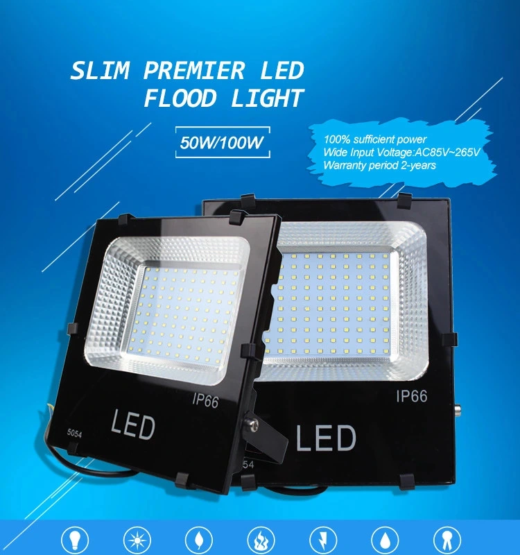 Explosion Proof Narrow Beam Motion Security LED Flood Lights 150W
