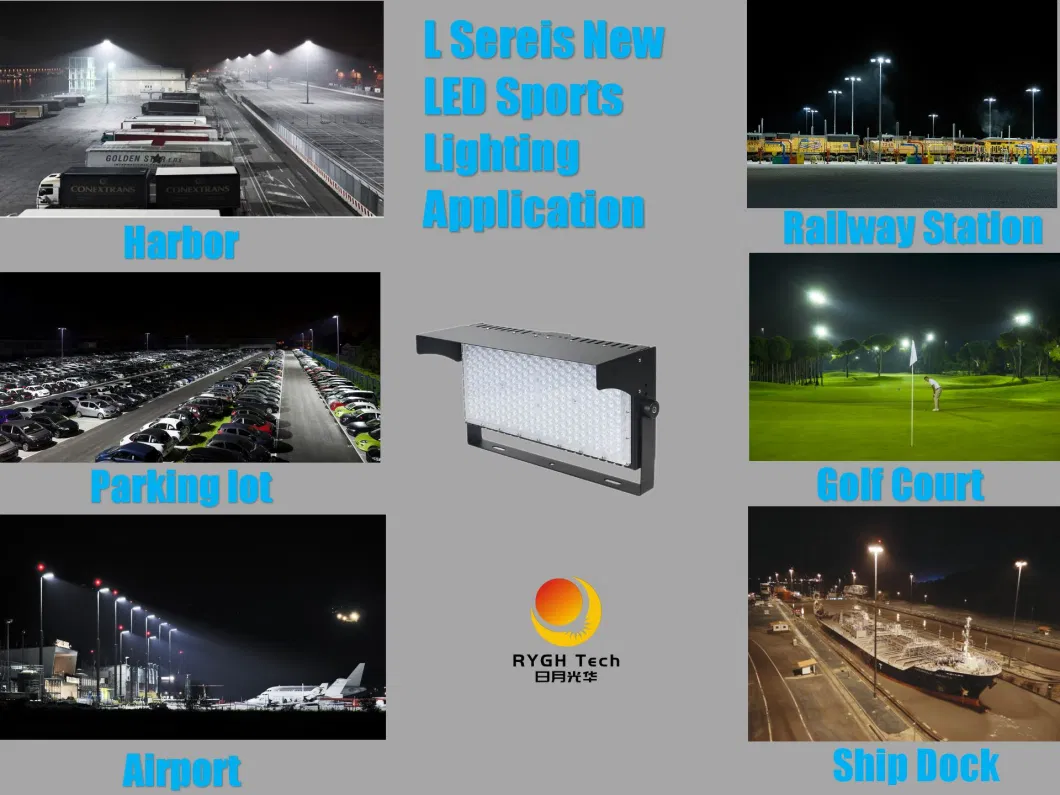 Gym Floodlight Anti Glare 500W High Mast Sport Field LED Stadium Light
