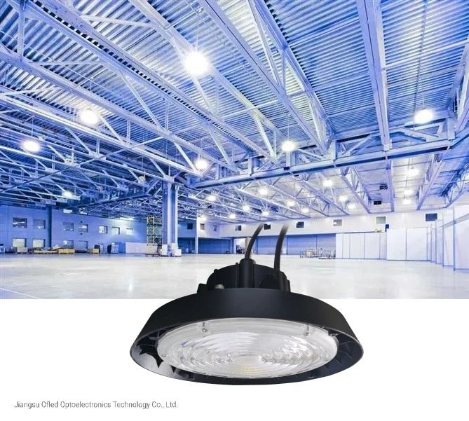 Eco LED UFO High Bay Light in Warehouse Factory Max. 200LMW CB ETL