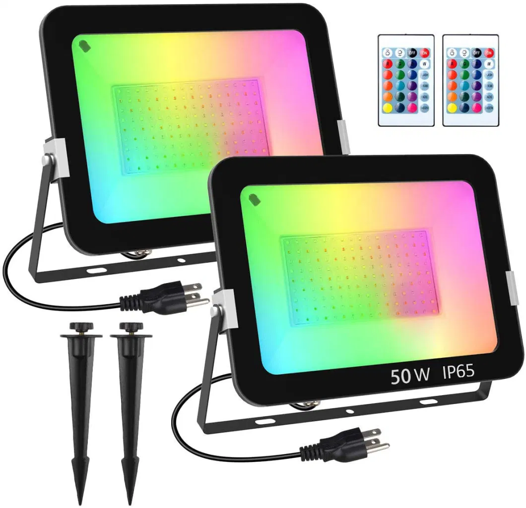 Dimmable Color Changing Floodlight LED RGB Flood Lights