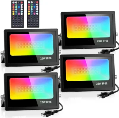 Wireless Control RGB Color Changing Floodlight Smart WiFi LED Flood Light
