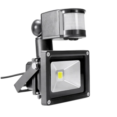 PIR Motion Sensor LED Time Adjustable Floodlight Ivanowa 12V 24V Input Spotlight Waterproof Solar System Garage Security Flood Light
